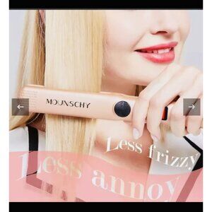 Mounschy Travel Friendly Hair Straightener With LCD Display & Safety Lock